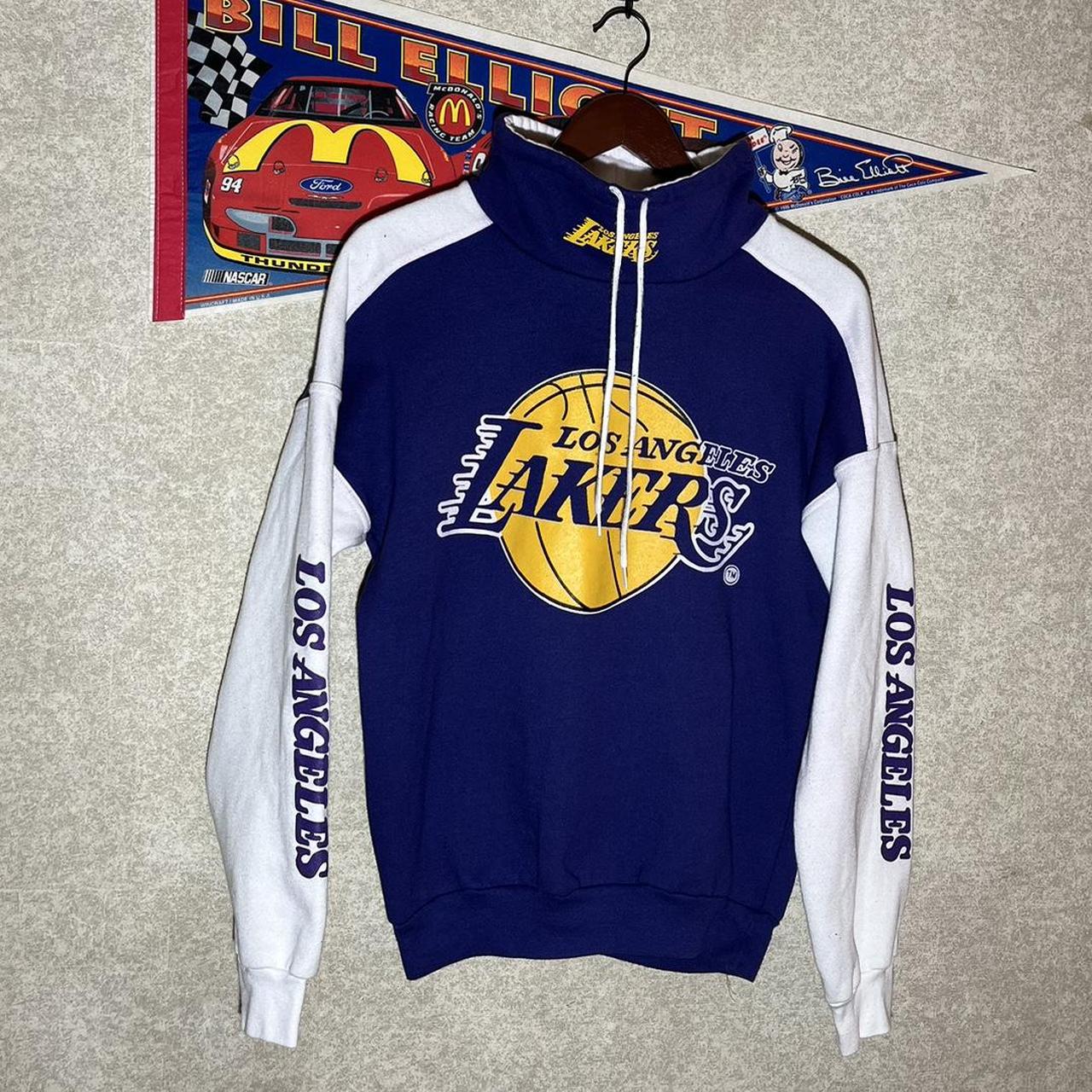 Vintage 1990s Los Angeles Lakers Logo NBA Pull Over Depop