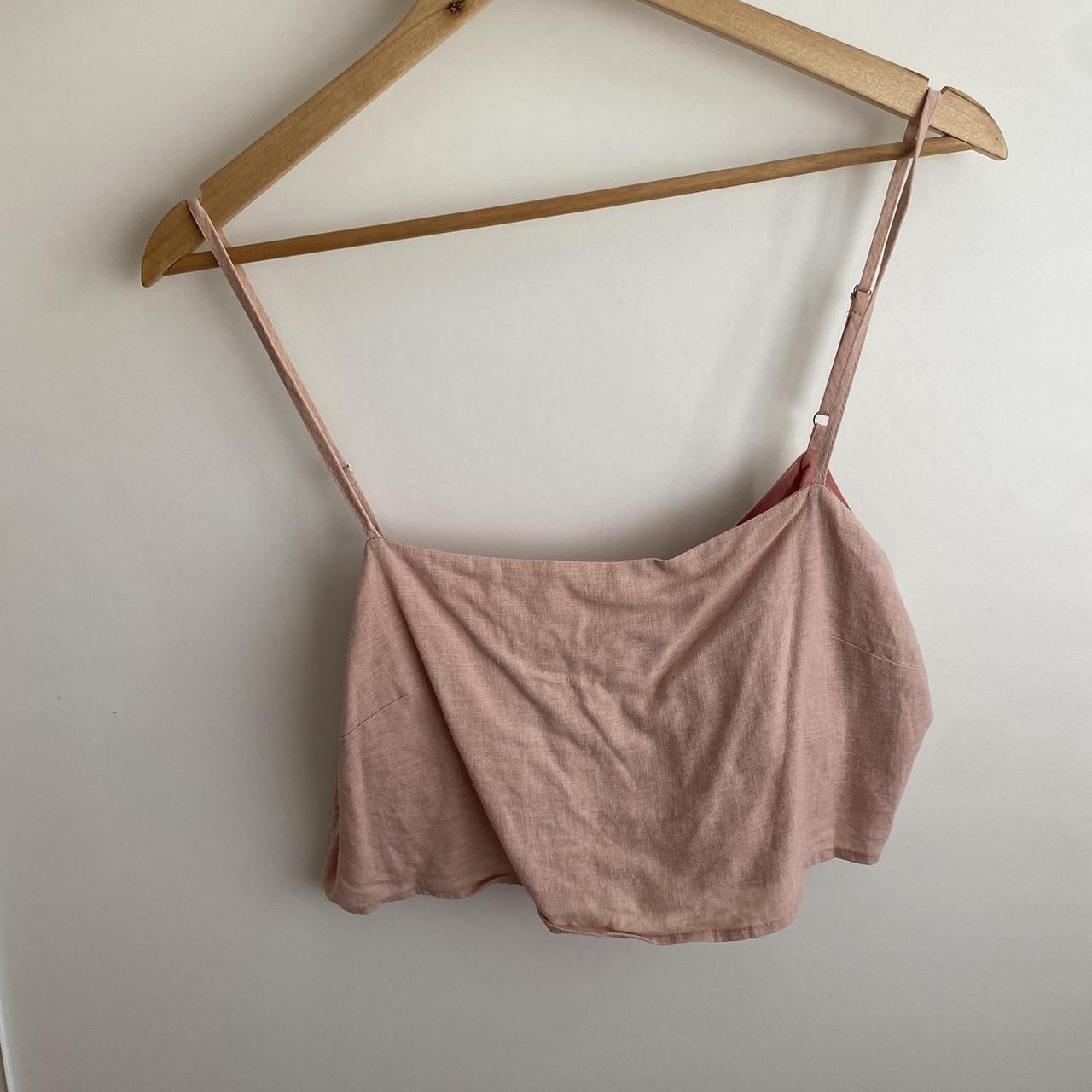 Ghanda pink crop Pick up Wollongong Postage 5... Depop
