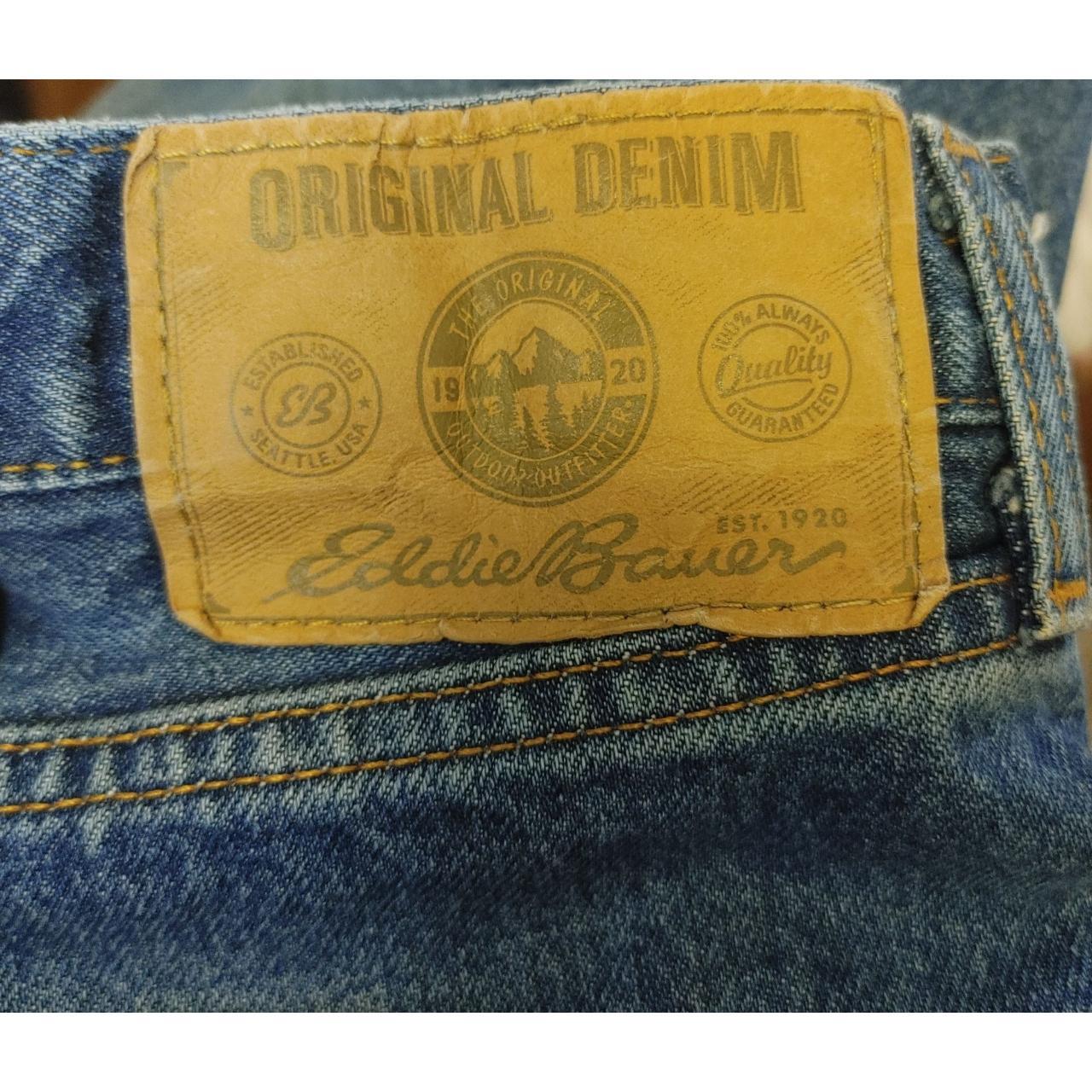 Eddie Bauer Men's Original Denim Classic Fit Light... - Depop