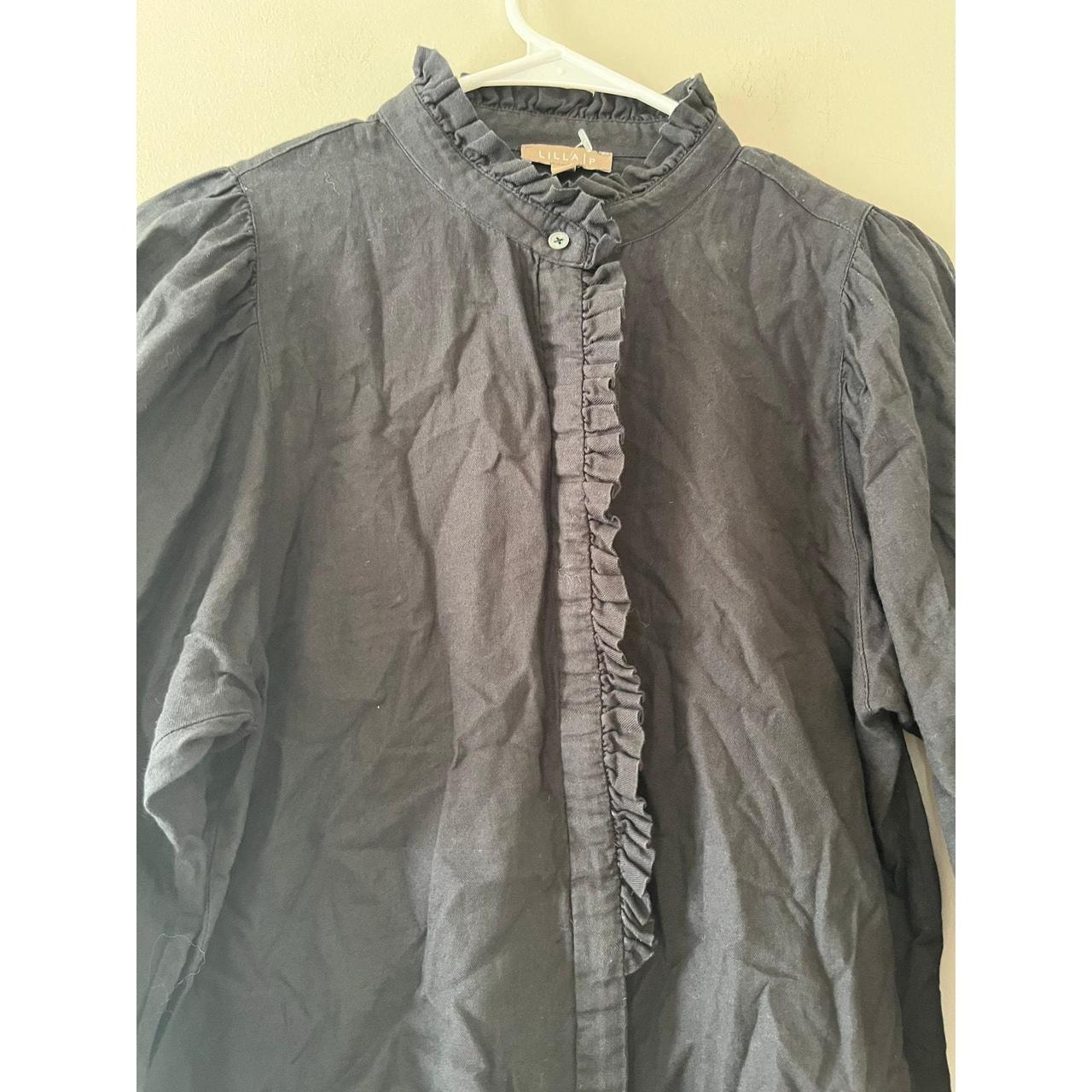 Source Unknown Women's Blouse - Black - XS – 100%… - image 2