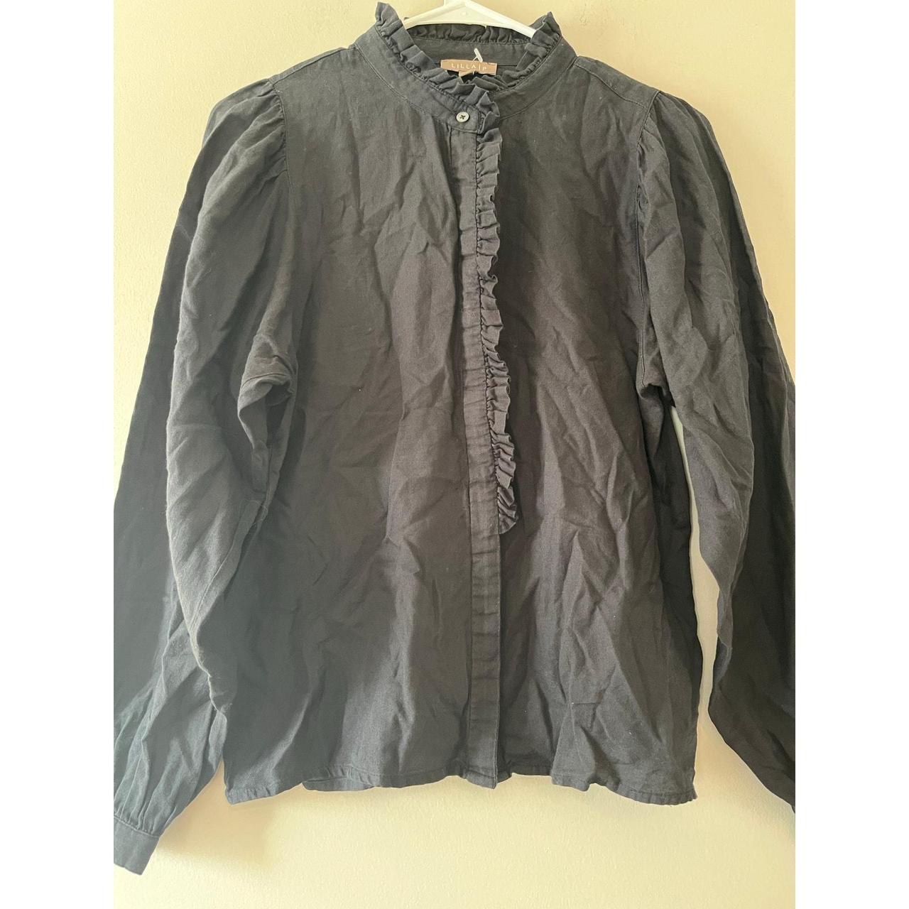 Source Unknown Women's Blouse - Black - XS – 100%… - image 3