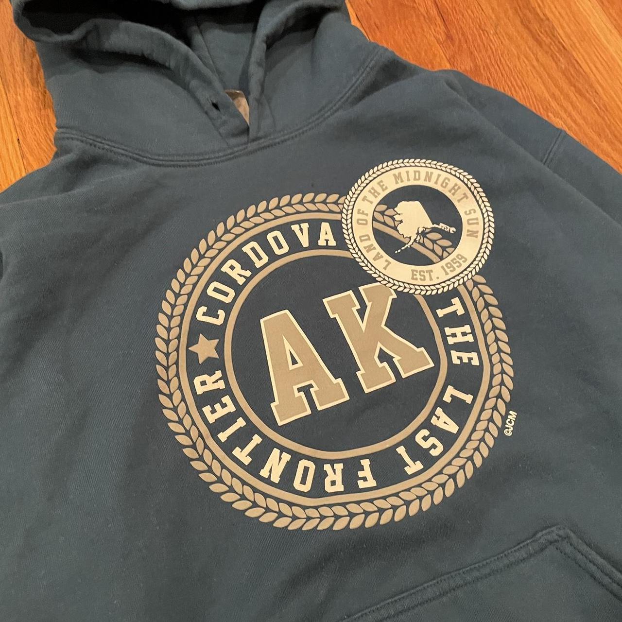Alaska gildan hoodie Size medium boxy fit Near... - Depop