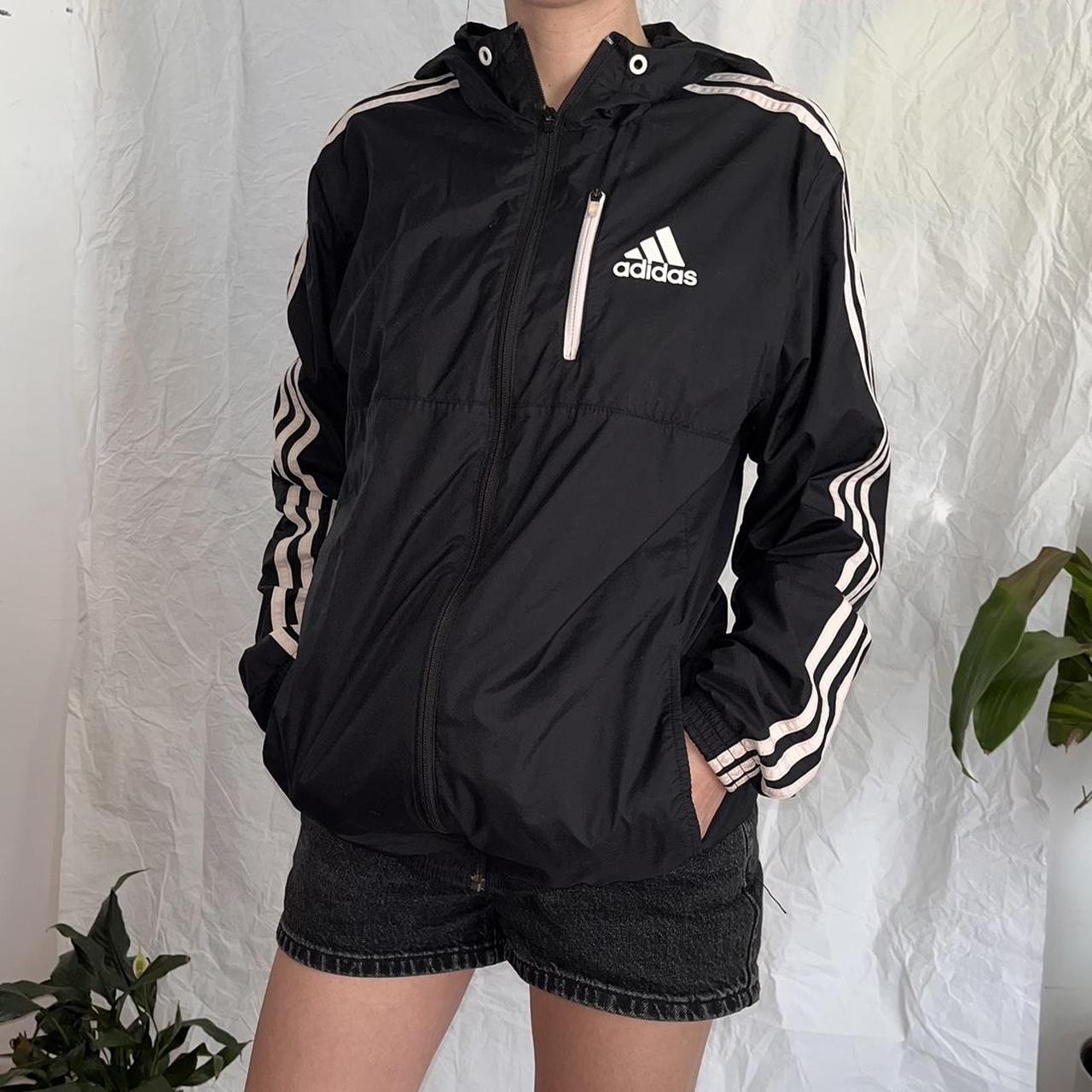 Adidas windbreaker clearance with front pocket