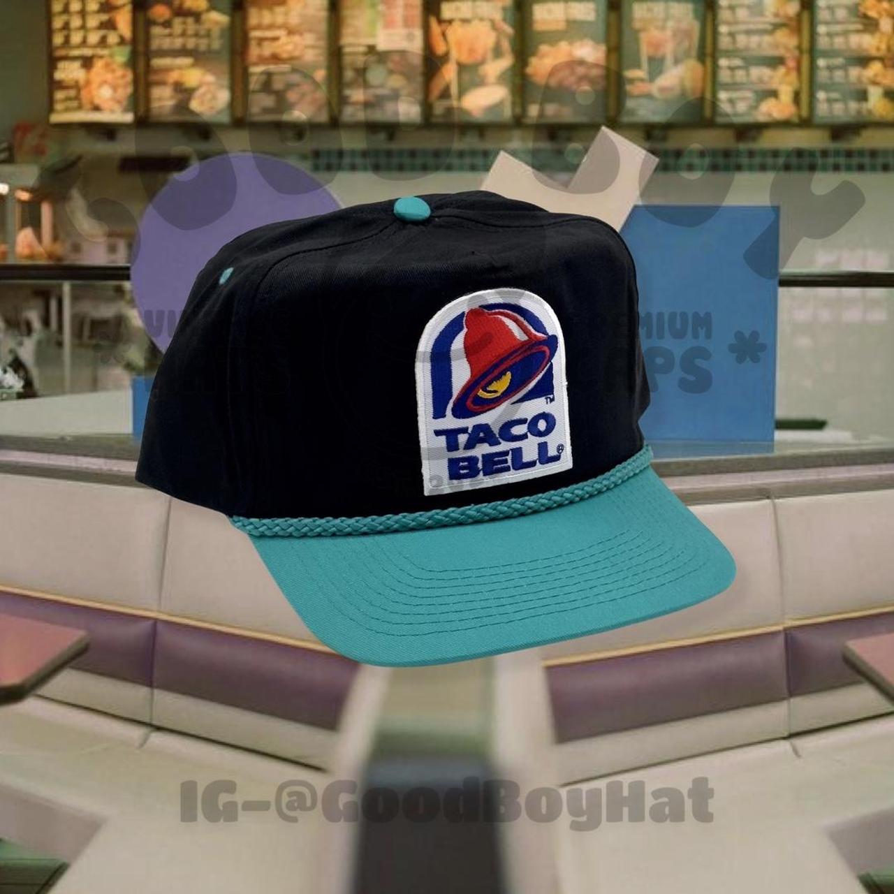Taco Bell Retro Trucker Hat Vintage Uniform Snap Back 90s Crest