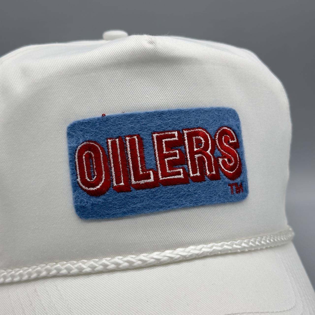 Vintage New Era Houston Oilers Snapback Hat NFL One - Depop