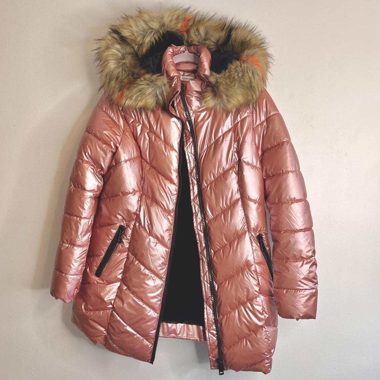 Rose gold bubble clearance coat