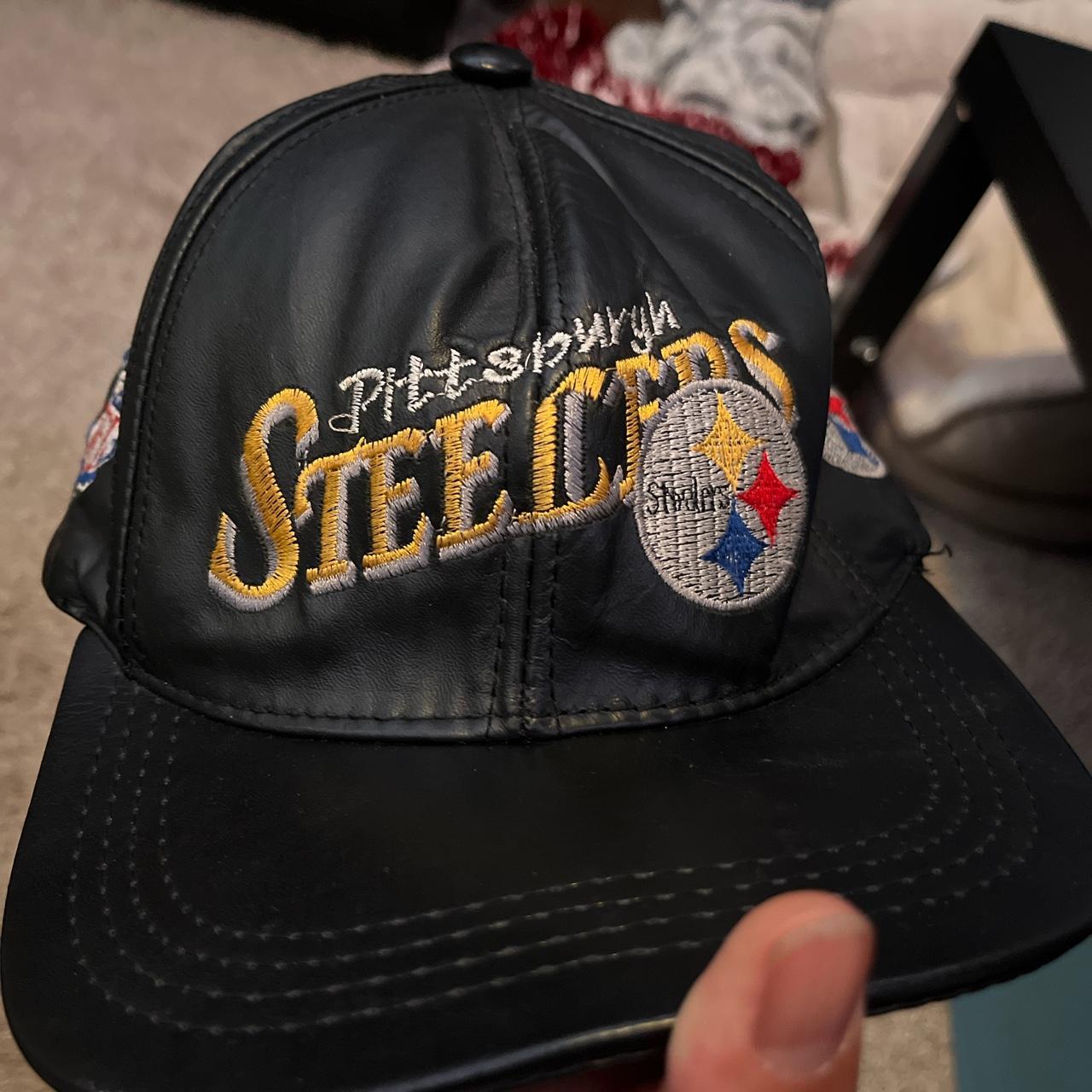 Steelers new era truckers hat Camo worn but good - Depop