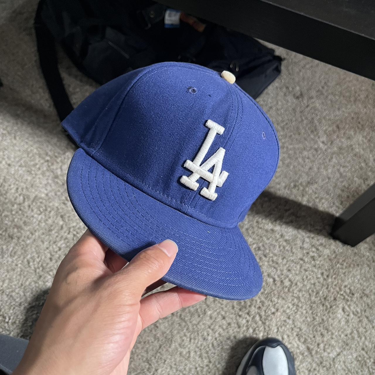 Dodgers vintage hat fits small good condition - Depop