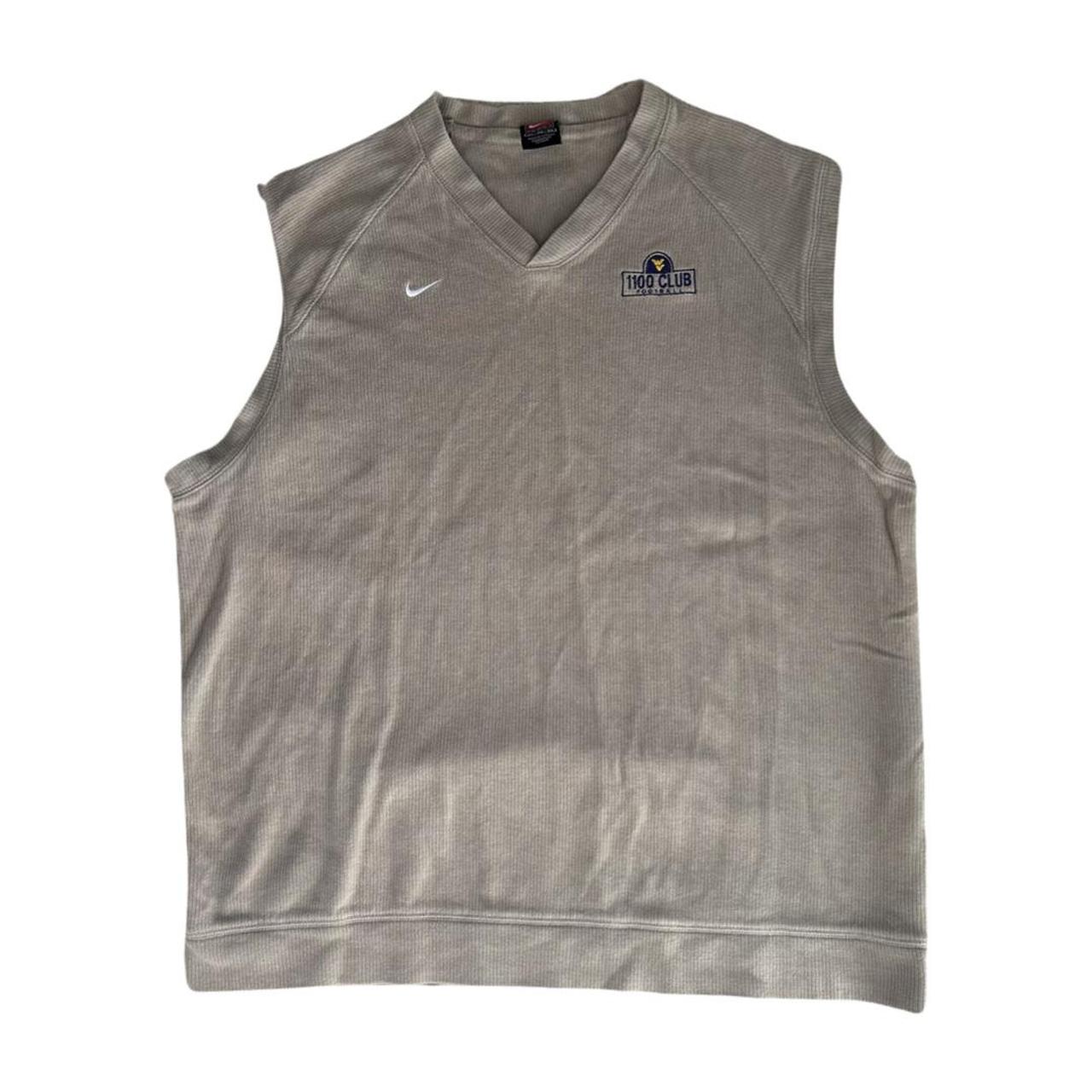 Vintage Y2K Nike Sweater Vest Brand Nike Size... Depop