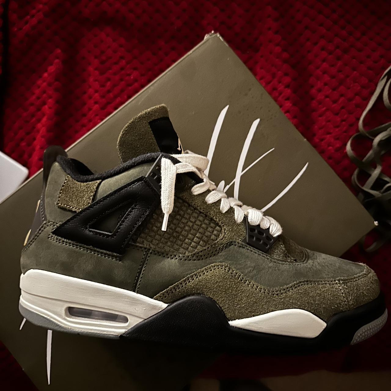 air jordan 4 olive green