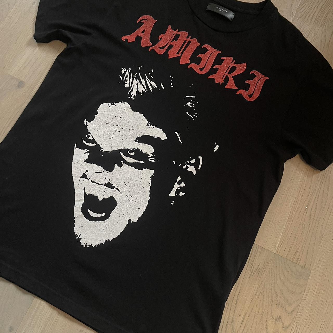 AMIRI men tshirt marked size xs ( but more... - Depop
