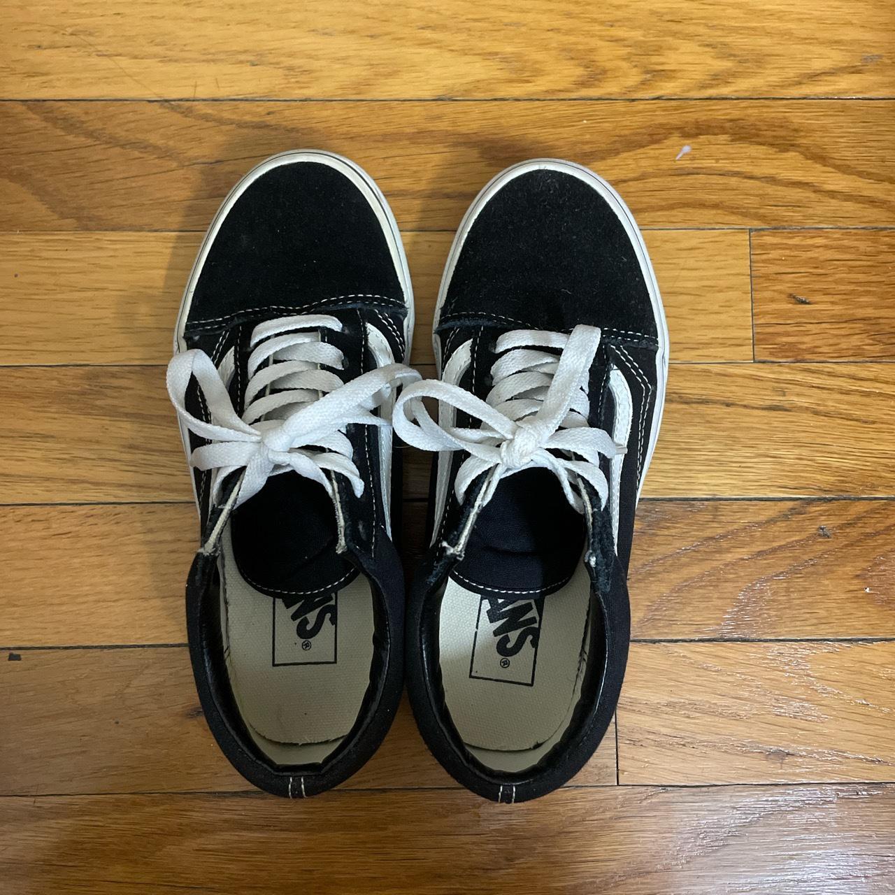 Black & White Old Skool Skate Shoes (only worn a few... - Depop