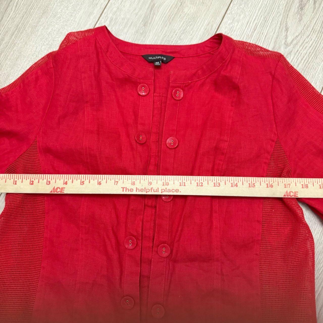 Multiples Women's Jacket - Red - M – Multiples Wo… - image 8