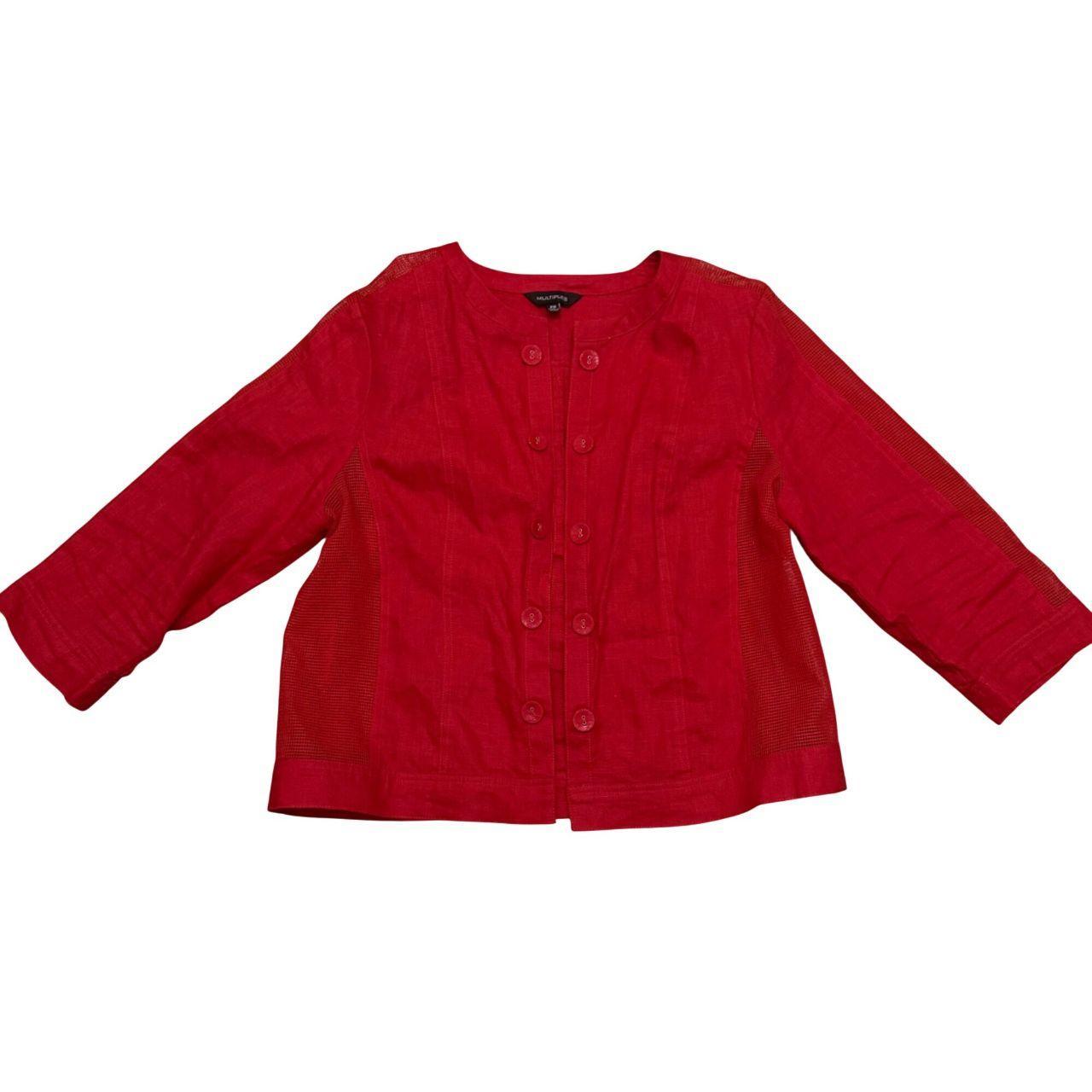 Multiples Women's Jacket - Red - M – Multiples Wo… - image 1