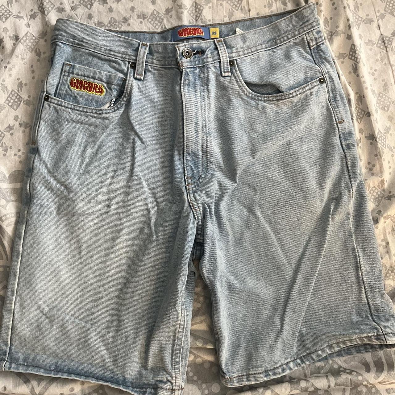 Empyre blue jean shorts W32 - Depop