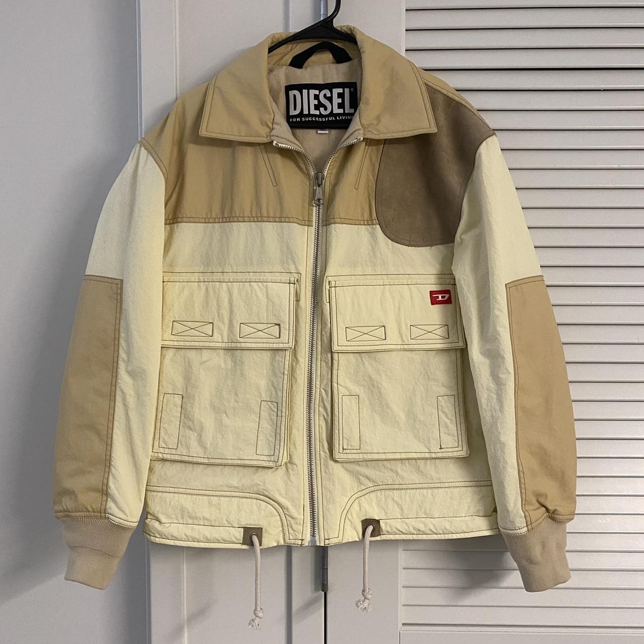 DIESEL offwhite J tech jacket Polyurethanecoated... Depop