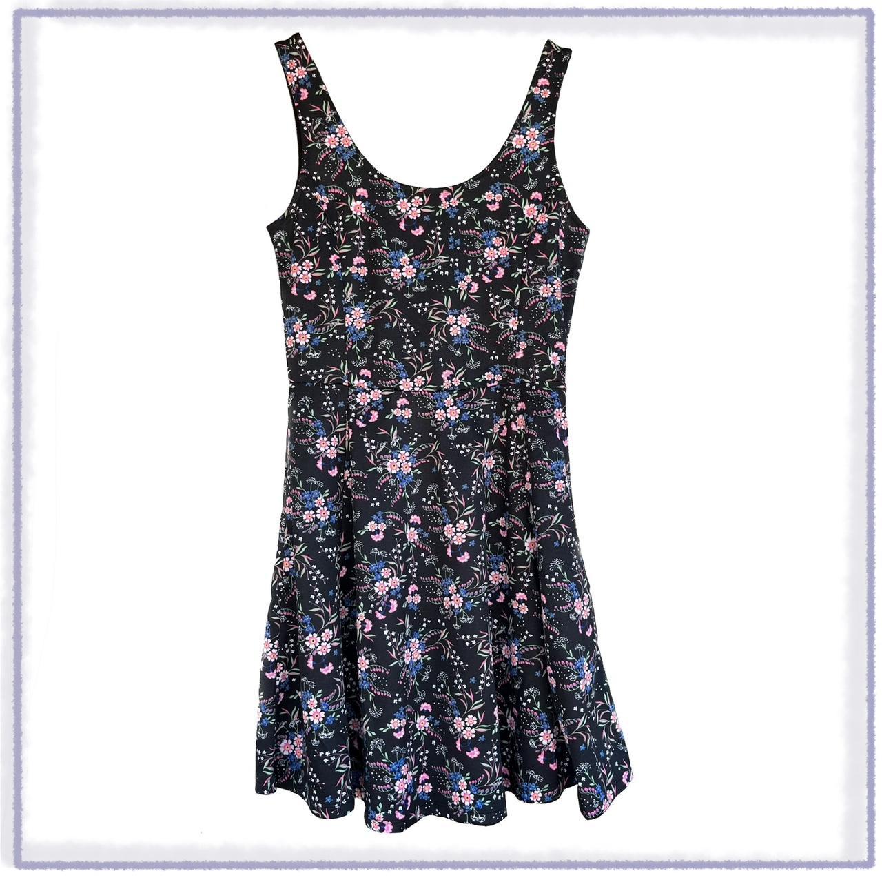 H&m floral skater on sale dress