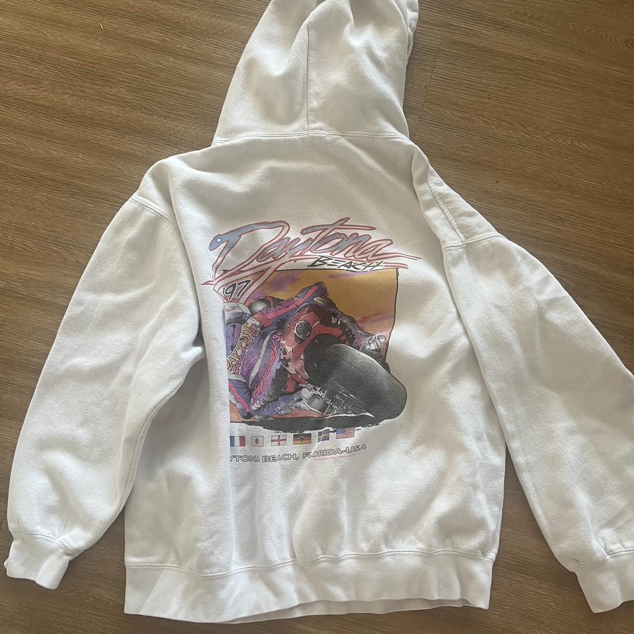 Brandy Melville Daytona beach oversized hoodie Depop