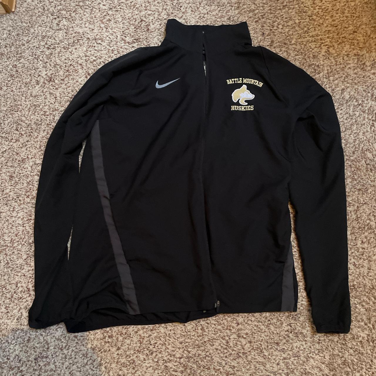 Black Nike tech jacket Battle Mountain Depop