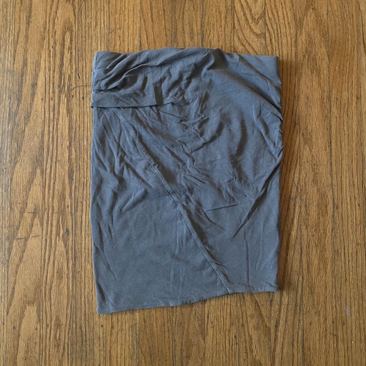 James Perse Women's Grey and Tan Skirt