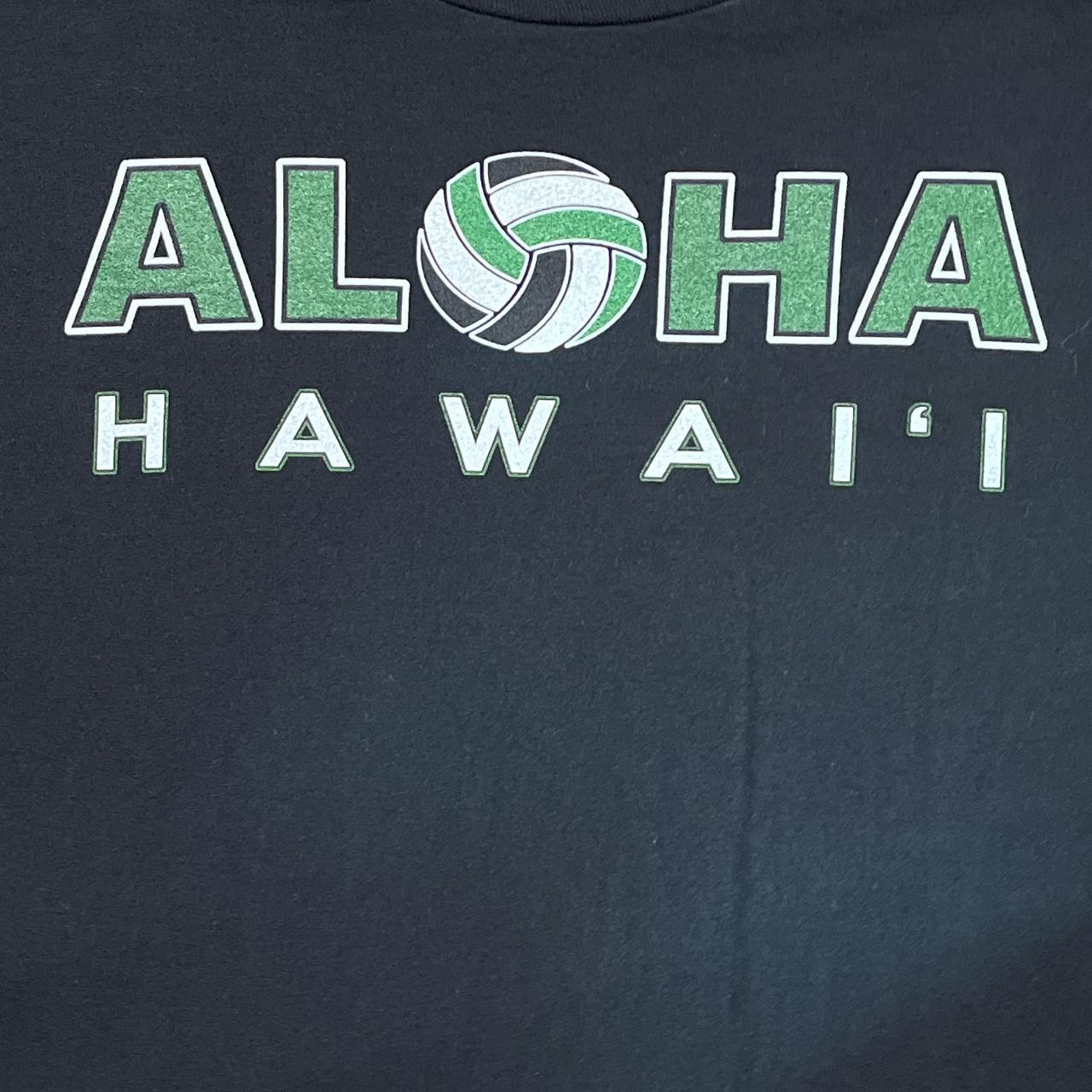 Port & Company Men's Green and Black Tshirt Depop