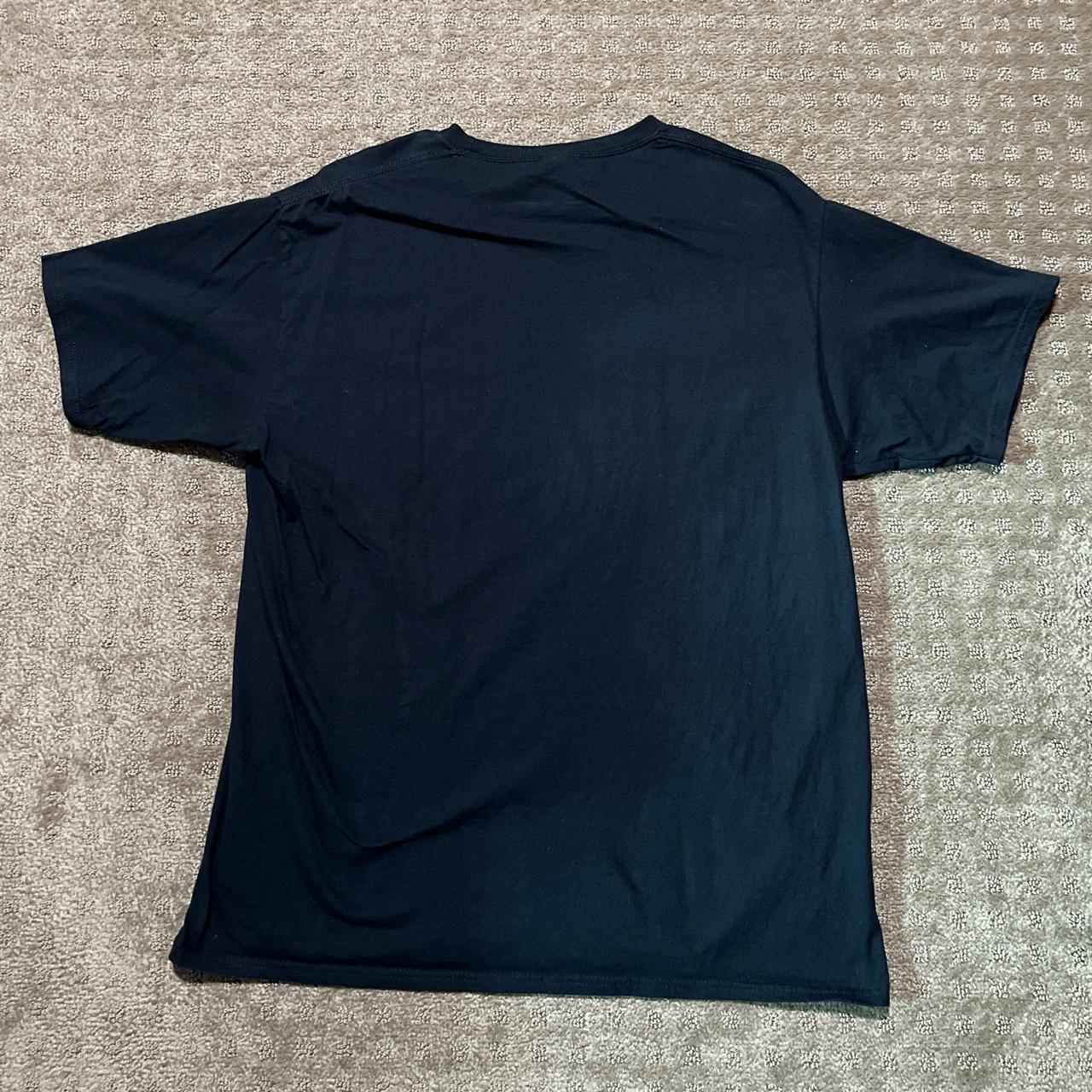 Port & Company Men's Green and Black Tshirt Depop