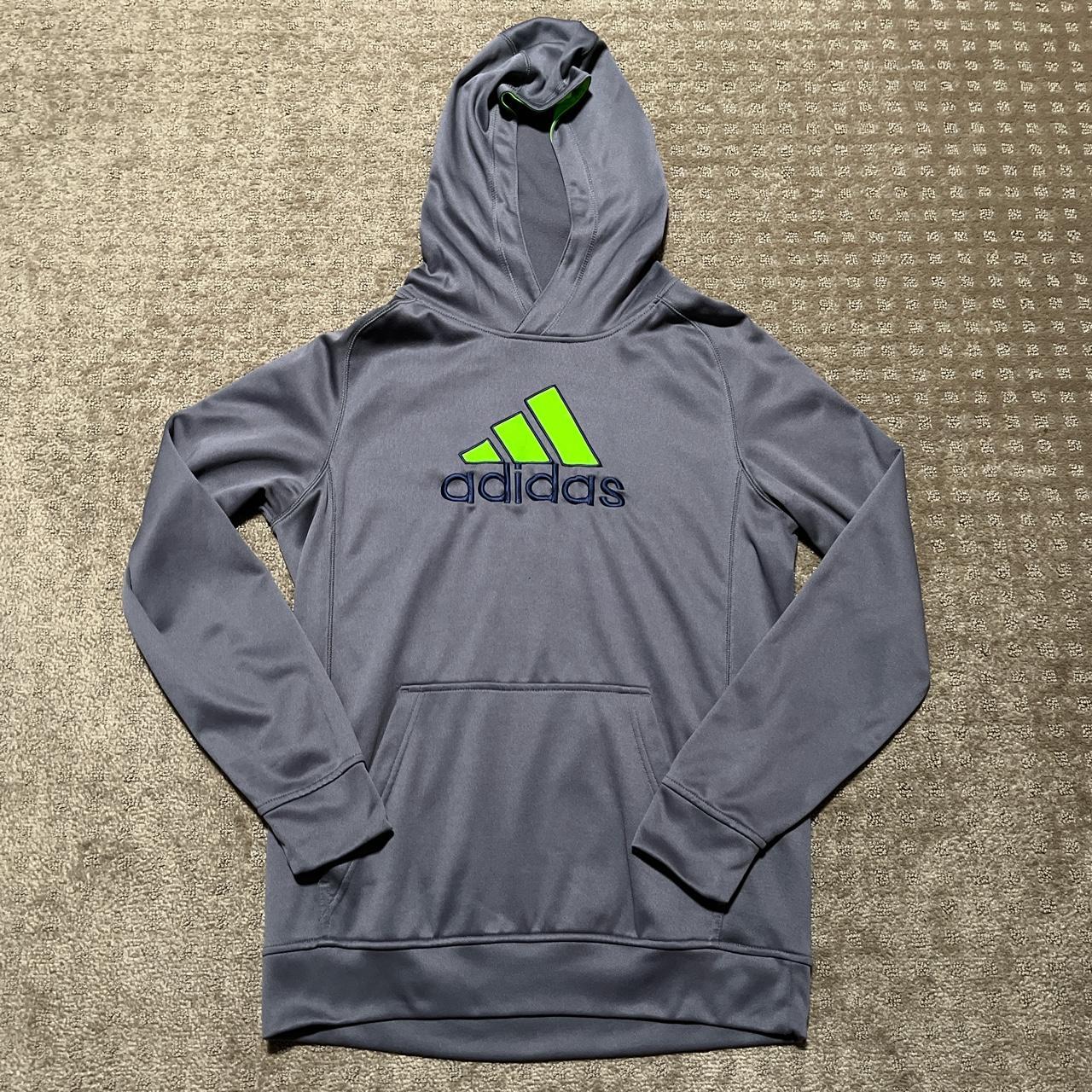 Lime green hotsell adidas hoodie mens