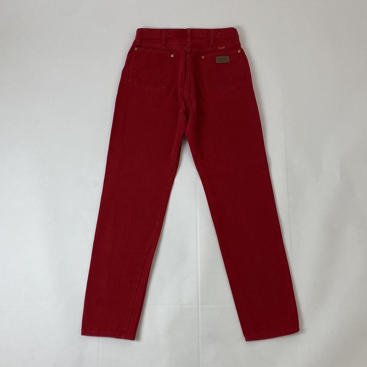 Wrangler Women's Red Jeans | Depop