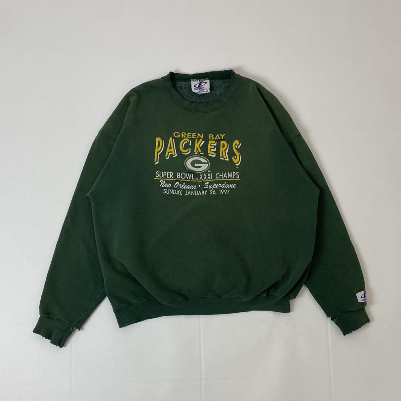 Vintage Logo Athletic GreenBay Packers crewneck - Depop