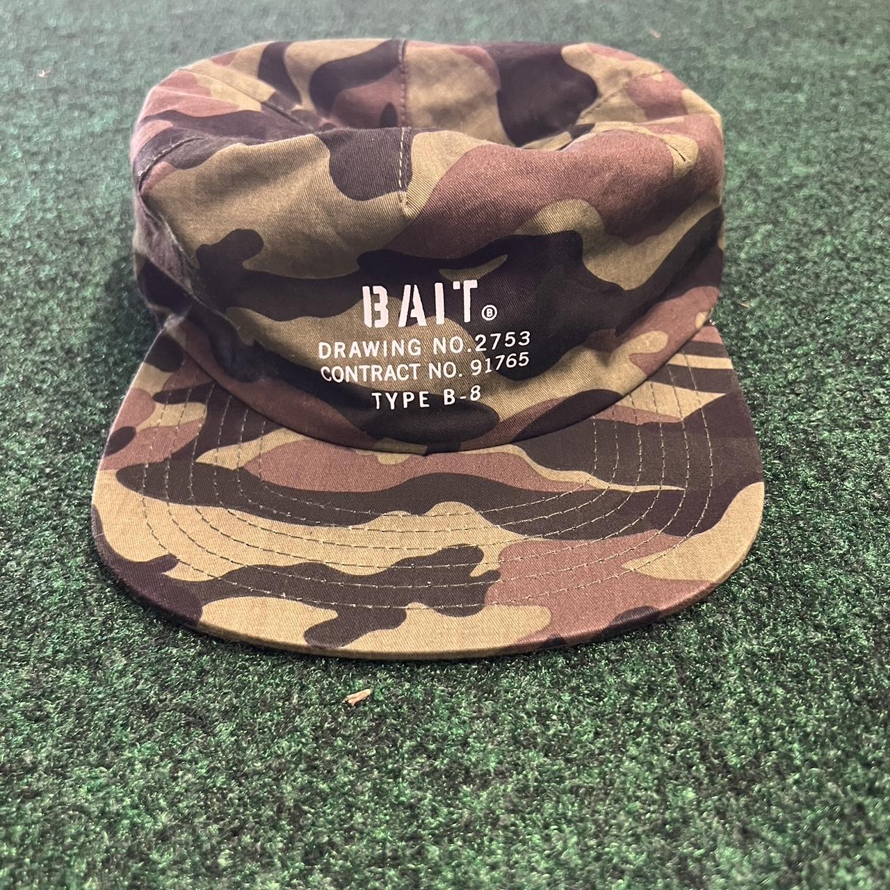 Camo BAIT brand hat (One size fits all as shown in... - Depop