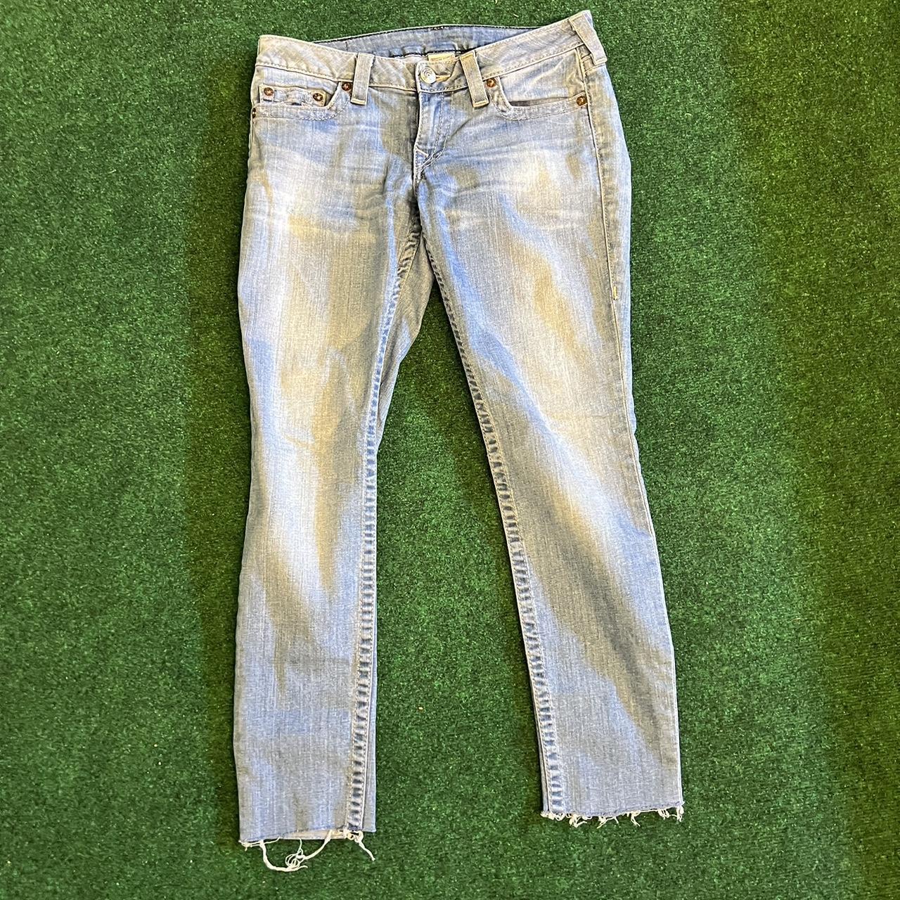 True Religion vintage jeans with a super nice... - Depop