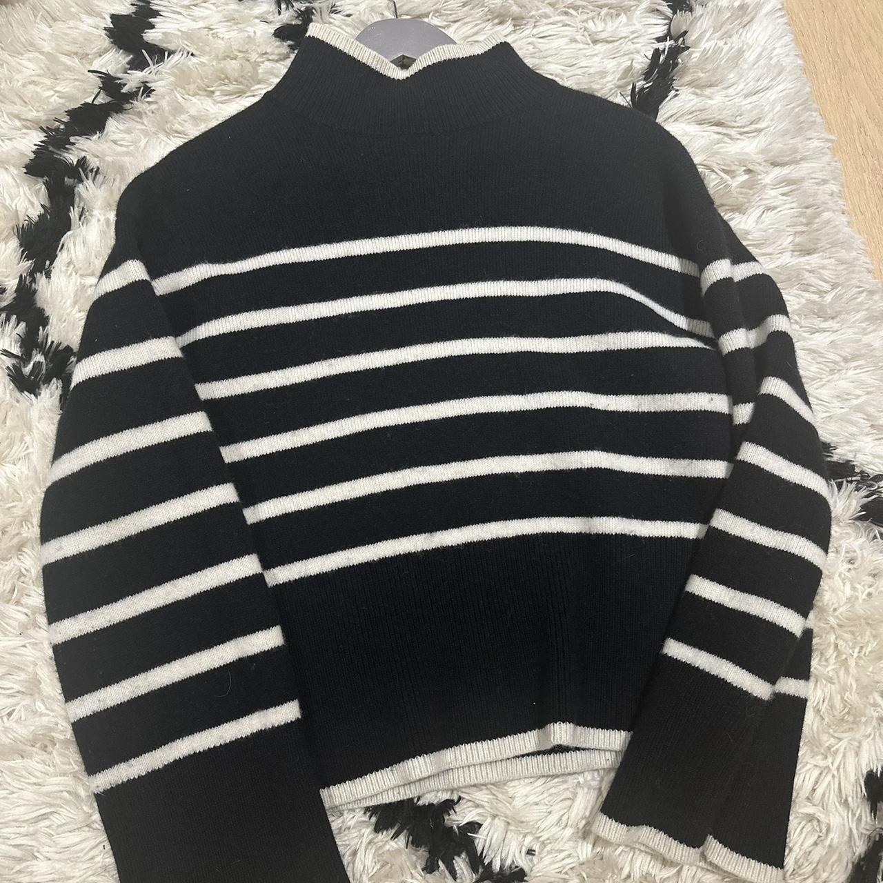 H&M wool striped jumper 95% wool Worn