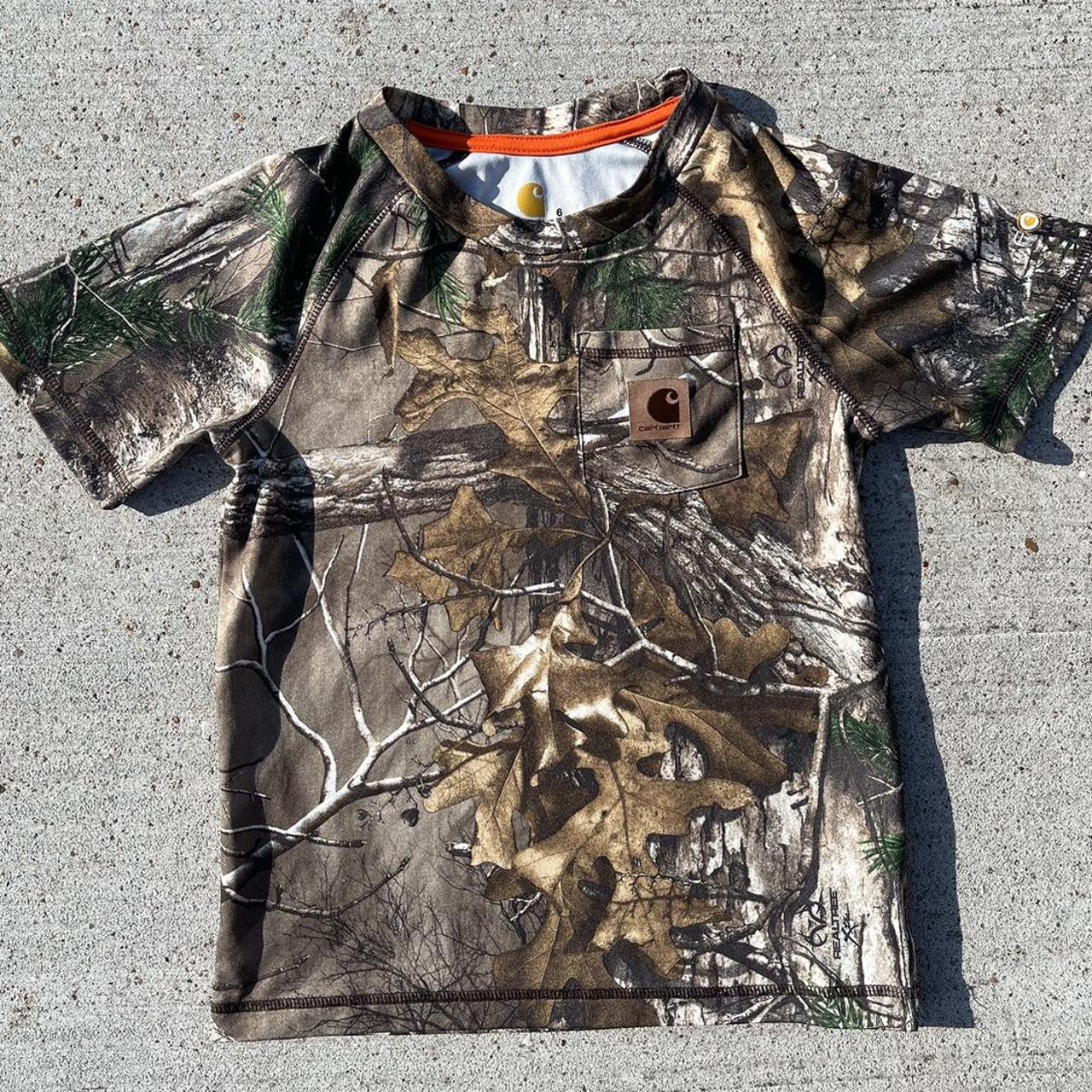 Youth Carhartt Camo Tee Kind Of A Dry Fit... Depop