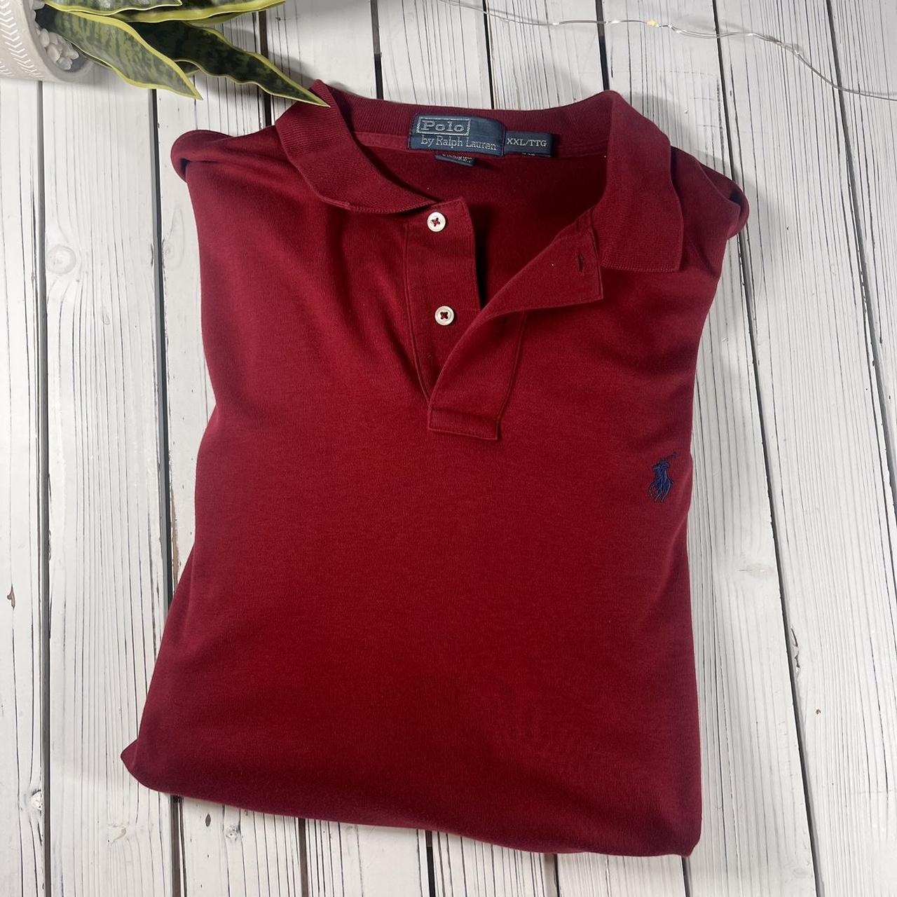 Polo Ralph Lauren Big & Tall Men's Red Polo-shirts | Depop