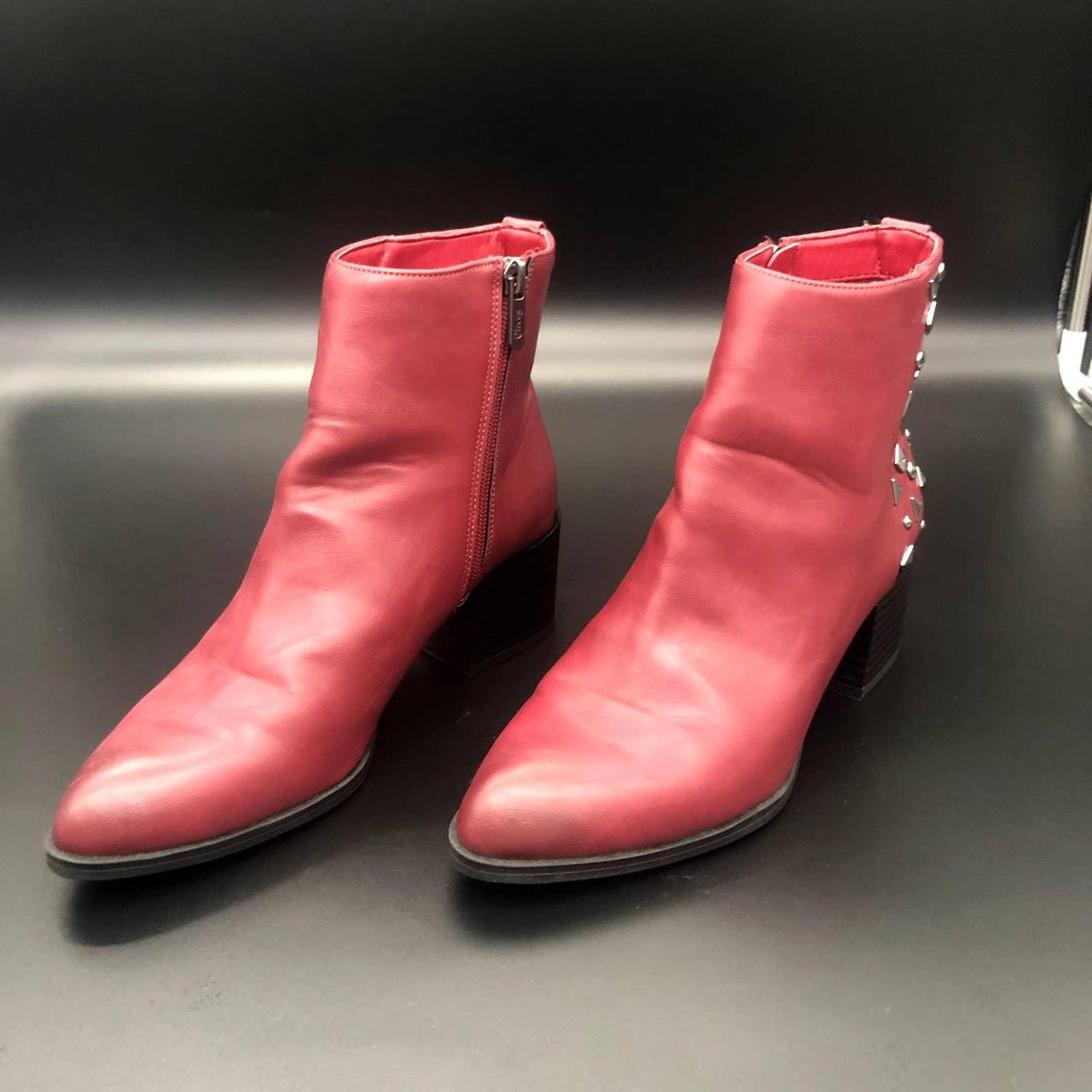 Sam edelman red hot sale ankle boots