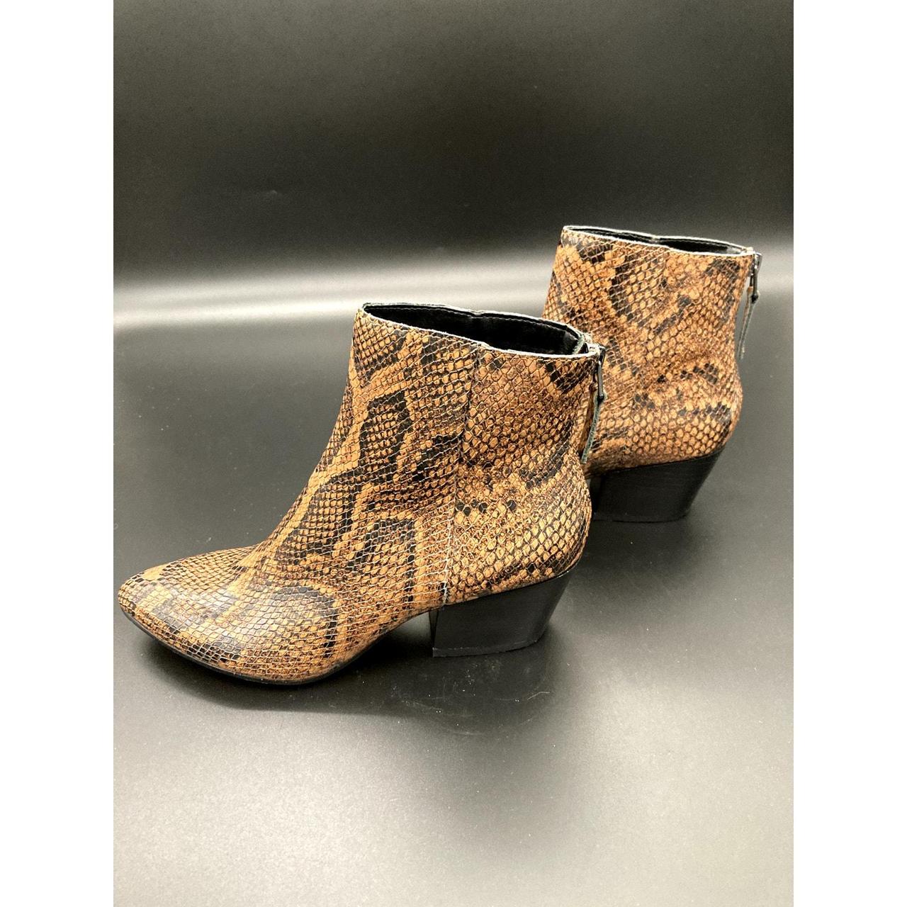 Dolce vita snake print booties on sale