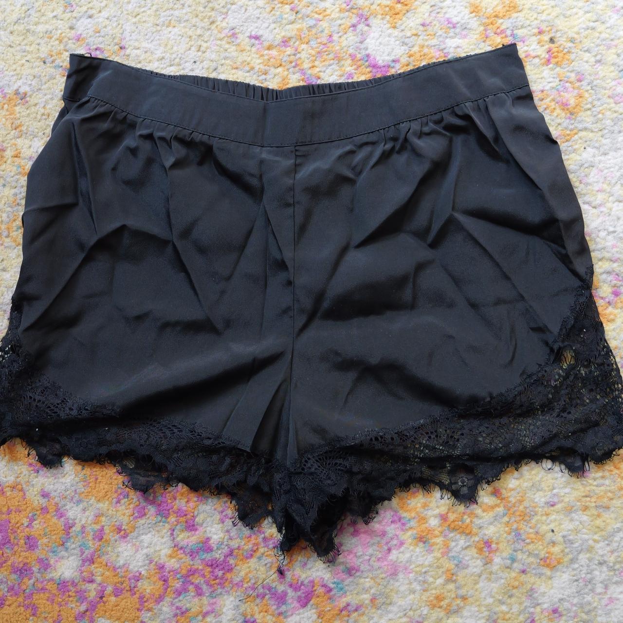 Miss Selfridge Black Lace Shorts Uk 10 Great Depop 0797