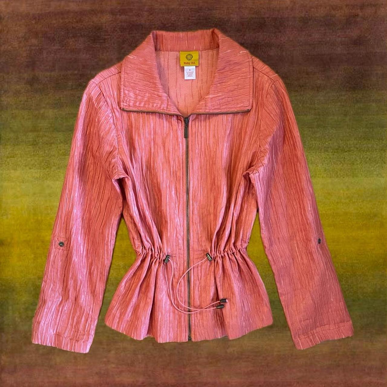 Ruby Rd. Women's Lightweight Jacket - Pink - 6 – … - image 3