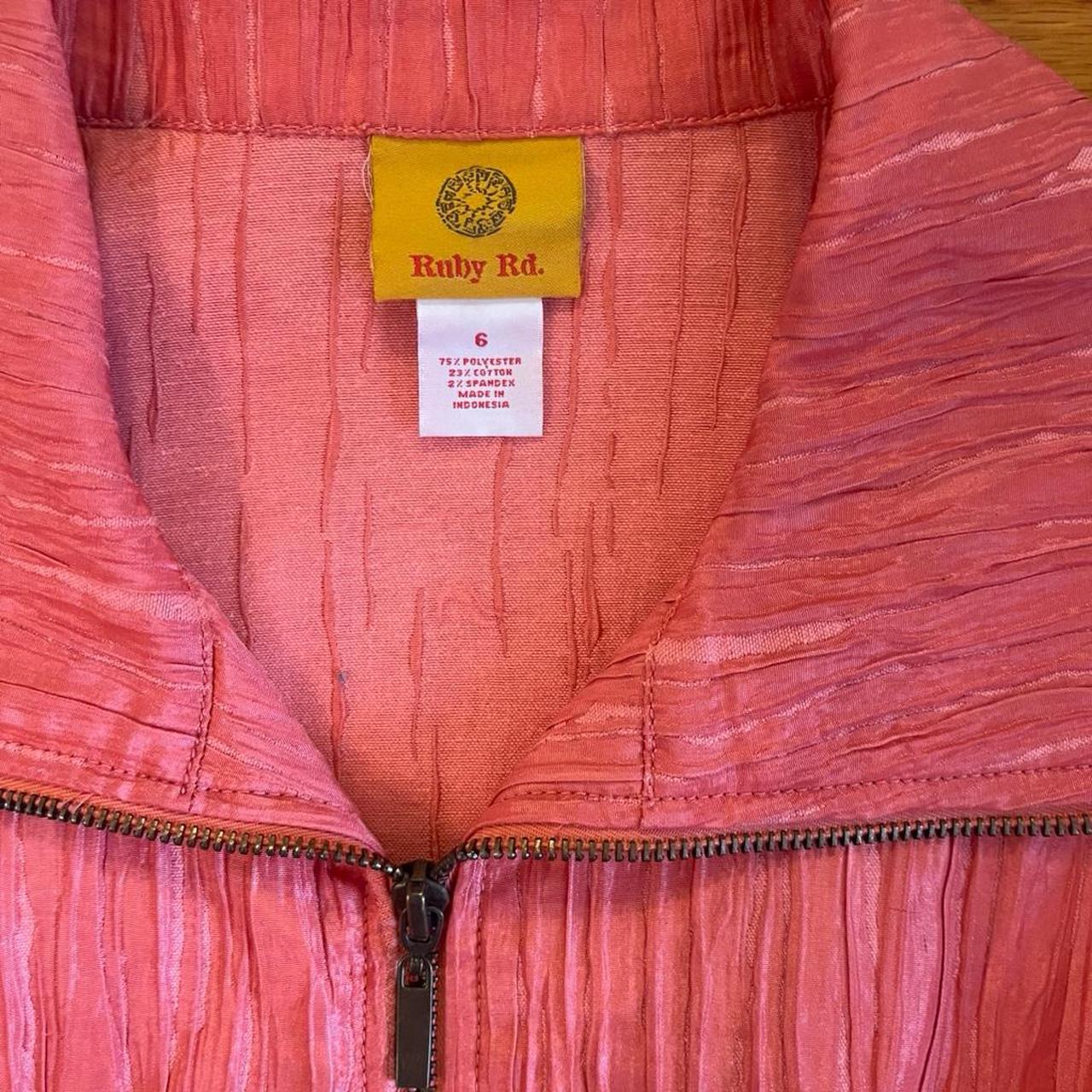 Ruby Rd. Women's Lightweight Jacket - Pink - 6 – … - image 5