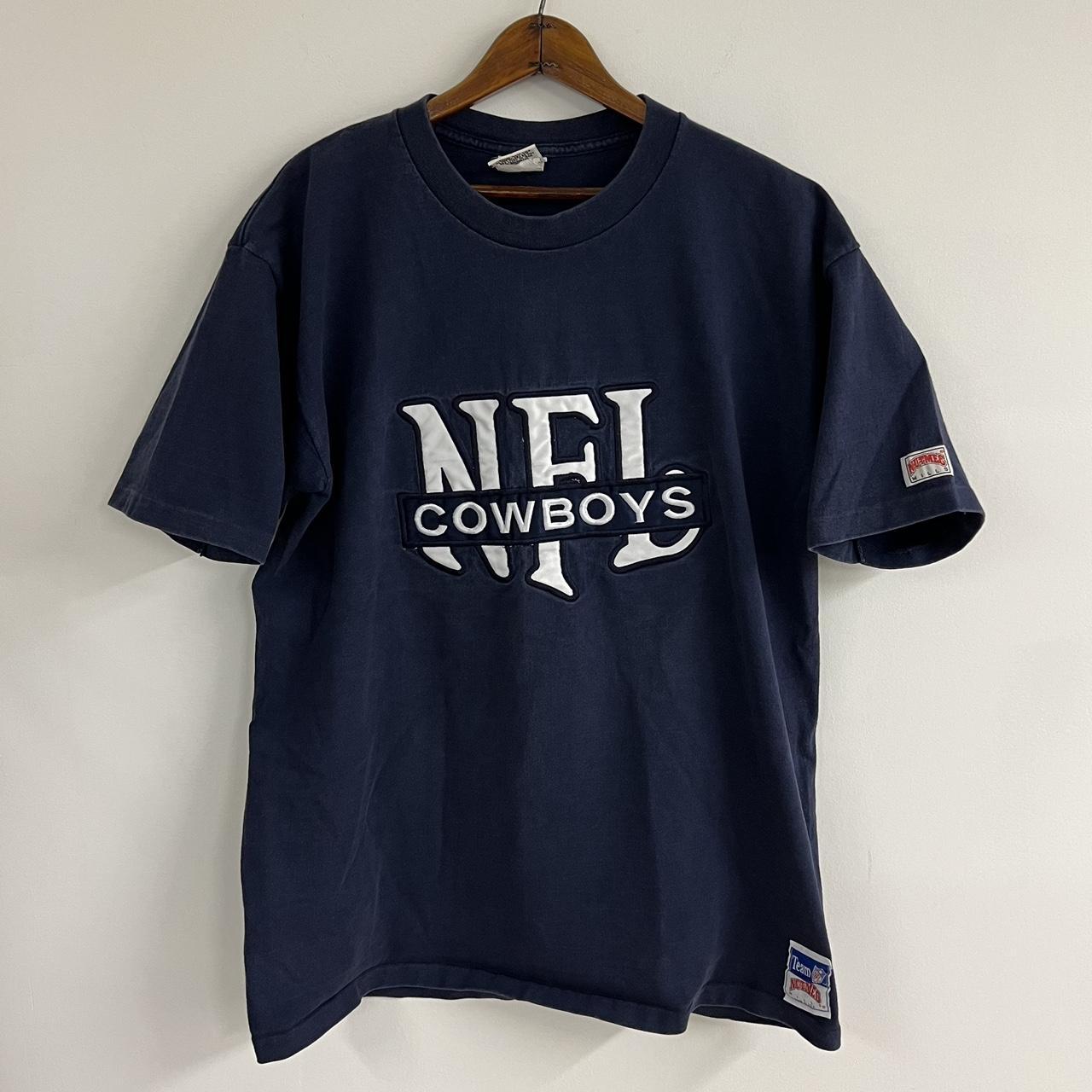 Vintage NFL Dallas Cowboys T Shirt L Nutmeg Made USA 90s