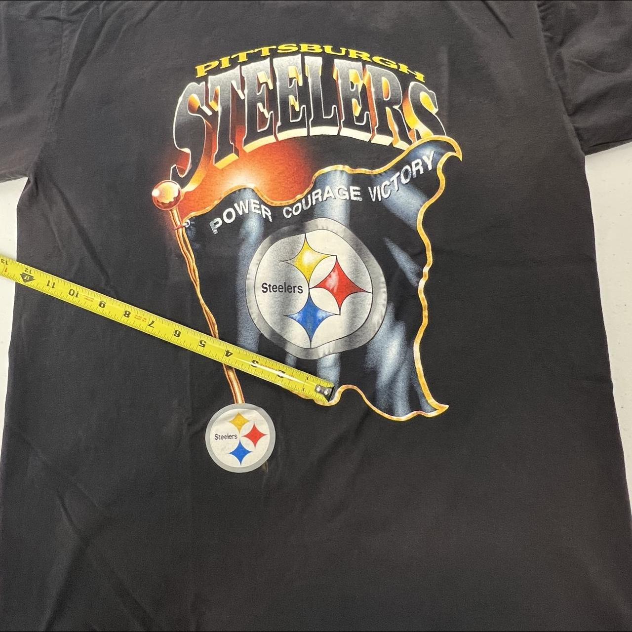 Pittsburgh Steelers t shirt men's large on adidas - Depop