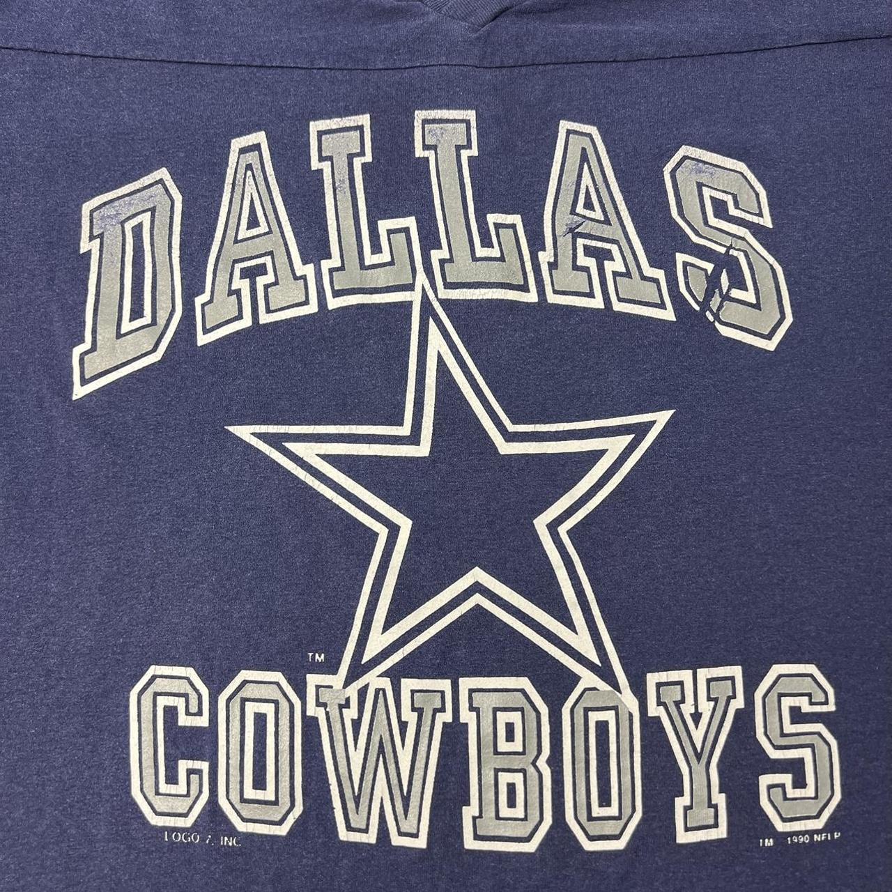 Vintage Dallas Cowboys hoodie tag is faded but fits - Depop