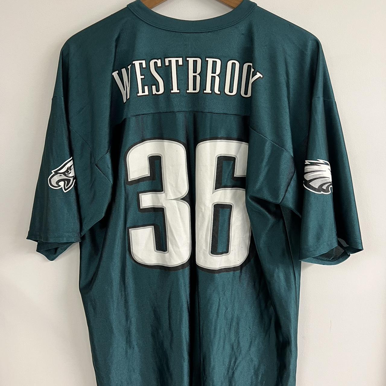 Philadelphia Eagles Brian Westbrook Jersey Authentic - Depop