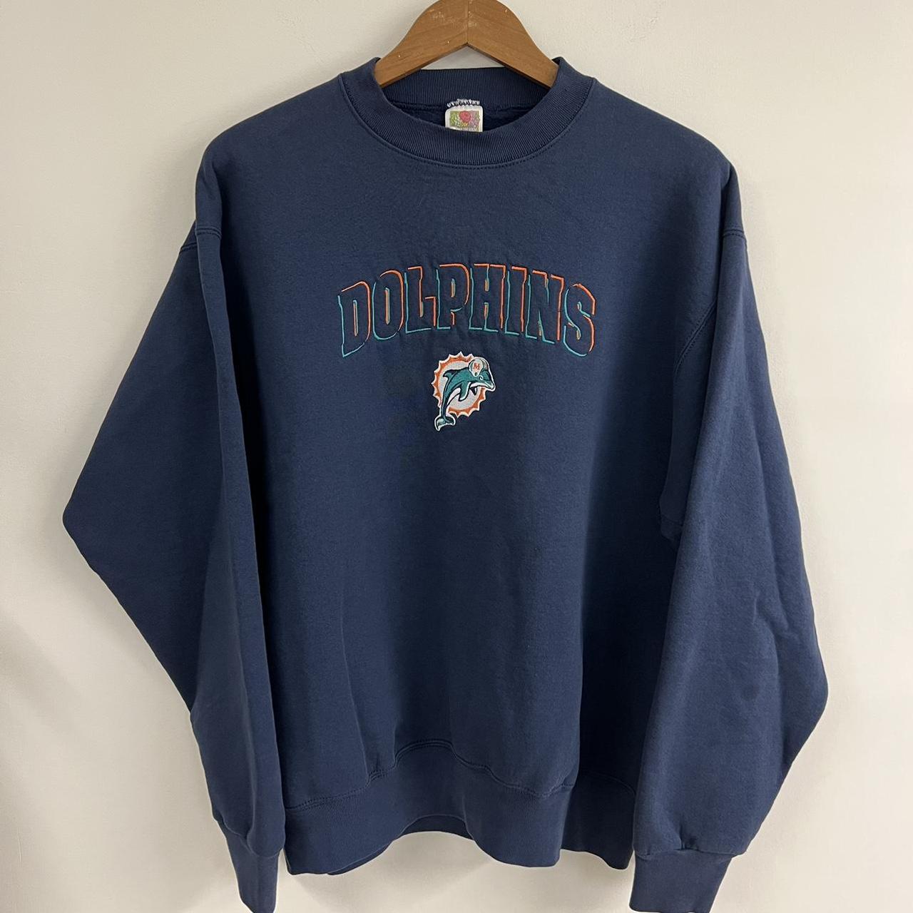 Vintage NFL (Lee) - Miami Dolphins Embroidered Crew Neck