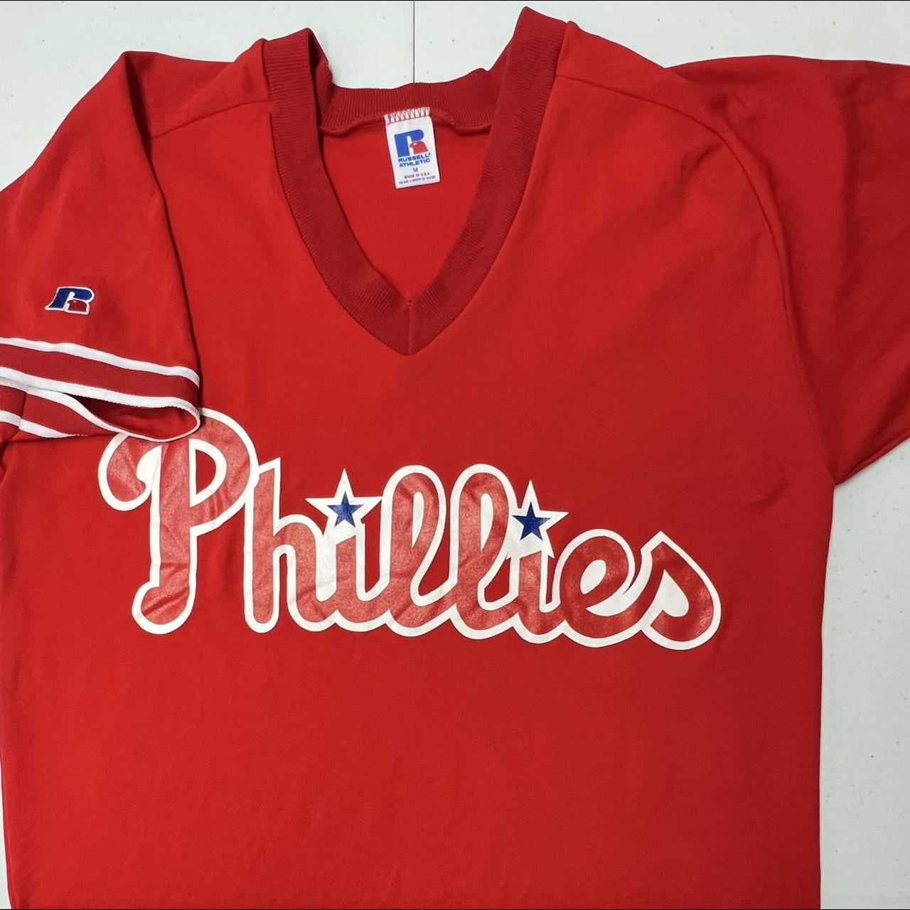 Vintage Philadelphia Phillies Jersey Russell - Depop