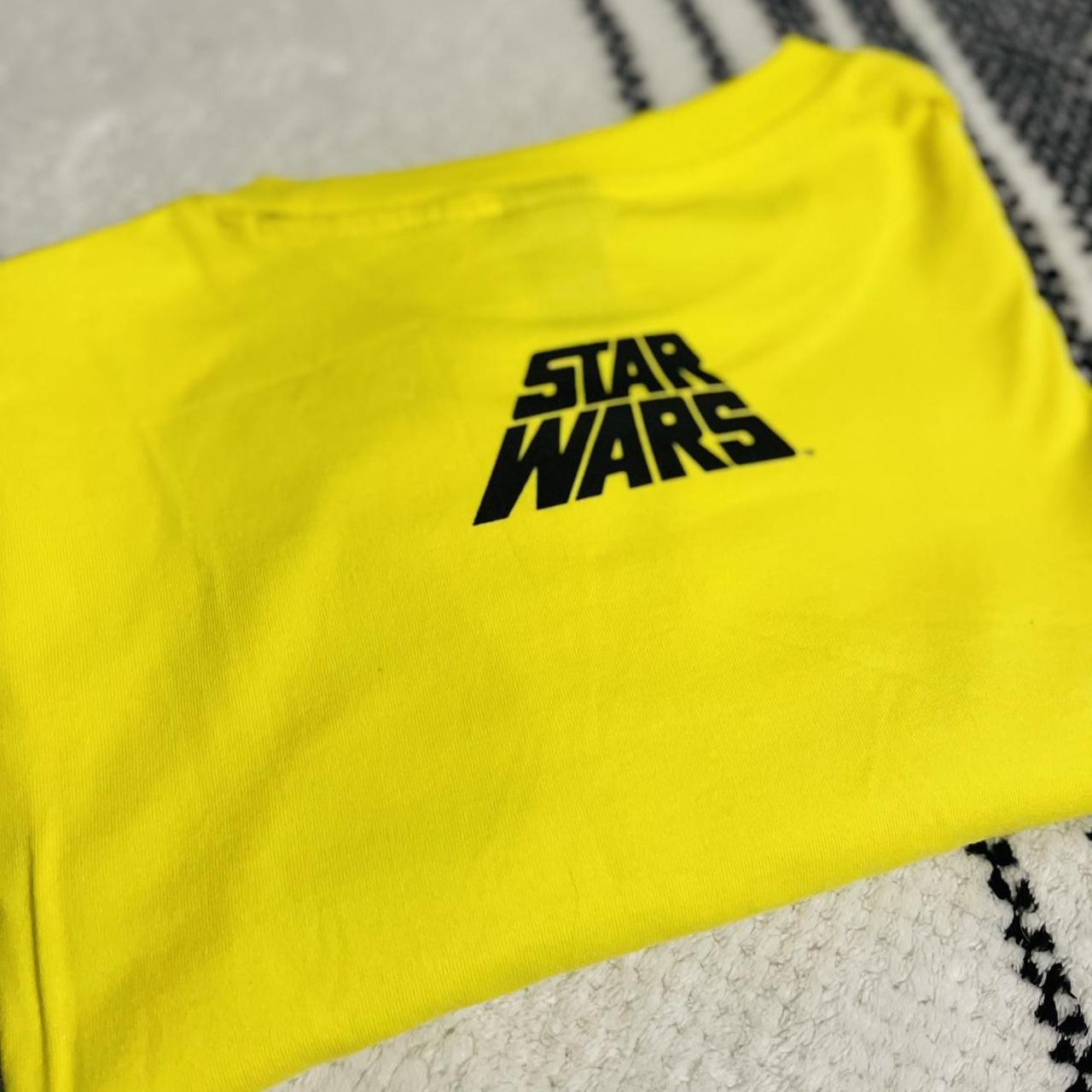 H&M Men's Yellow and Black Tshirt Depop