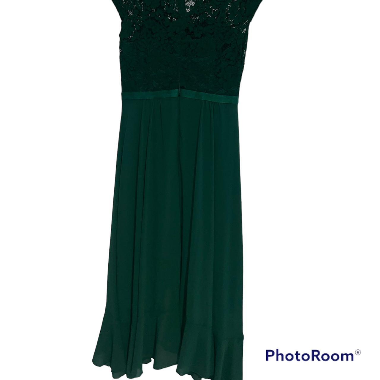 Emerald green formal maxi dress Depop