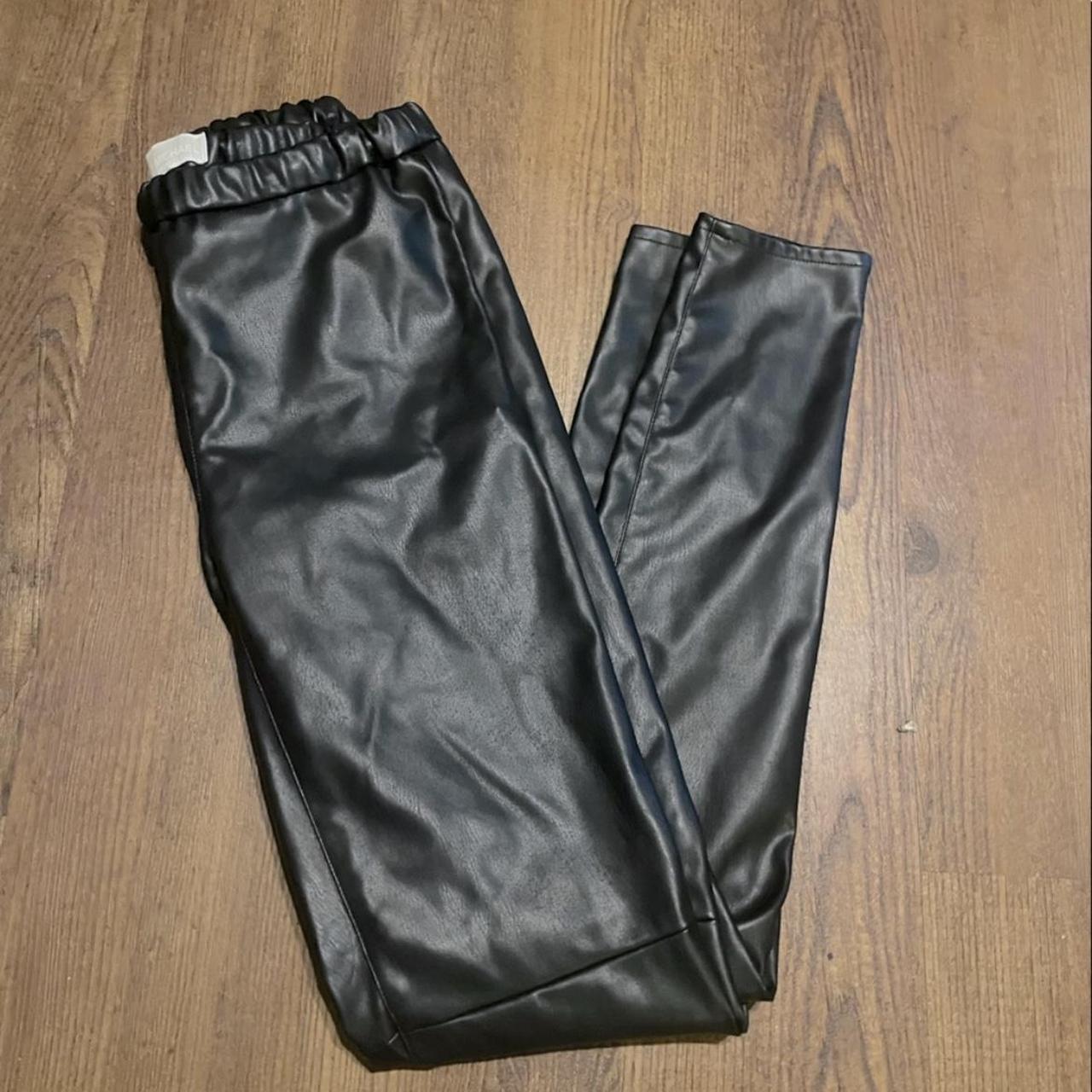 Michael Kors Leather Pants •worn once •excellent... - Depop
