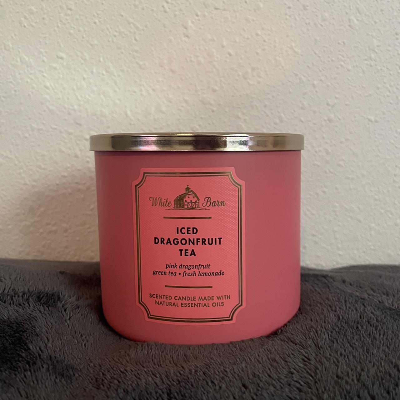 White Barn Iced Dragonfruit Tea Candle brand... Depop