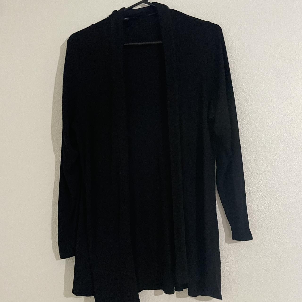 Cable and gauge black cardigan best sale